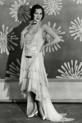 Fig. 7. 1920's dropped waist flapper dress